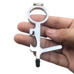 No-Touch Keychain Tool (2-Pack) – Silver