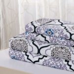 Egyptian Luxury Printed 1800TC Sheet Set by Bibb Home® – Full – Lilac Medallion
