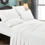 6-Piece Luxurious Super Soft Deep Pocket Premium Bed Sheet Set – White – Queen