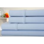 1,000TC Egyptian Cotton Sheet Set by Luxury Home™ – King – Sky Blue