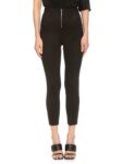 Women’s Faux Suede Skinny Cropped Pants