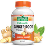 Organic Ginger Root 550 mg – 90 Capsules