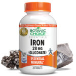 Iron 28 mg gluconate – Total Health Support Supplement – 30 Tablets