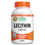 Lecithin 1200 mg – Cholesterol Health Supplement – 90 Softgels
