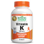Vitamin K 100 mcg. – 90 Tablets