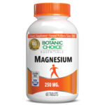Magnesium 250 mg – Muscles And Bones Support Supplement – 60 Tablets