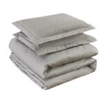 Bibb Home Egyptian Luxury 3-Piece Duvet Cover Set – King – Oxford