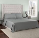 Kathy Ireland® 300-Thread Count Organic Cotton Percale Sheet Set – Kathy Ireland 300 Thread Count Organic Cotton Percale Sheet Set, Queen – Silver