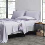 2,000-TC Bamboo Blend 6-Piece Sheet Set with Deep Pockets – King – Lilac