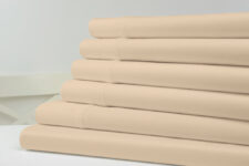 Kathy Ireland® 1,200TC 6-Piece Cotton Sheet Set – Full – Linen