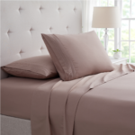Bamboo Comfort® 3-Line Bamboo Sheet Set – Bamboo 4 Piece Luxury Solid Sheet Set, Queen – Taupe