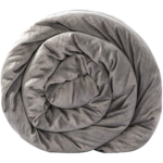 BlanQuil® Basic Weighted Blanket (12- or 15-Pound) – 15lb – Gray