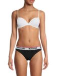 Women’s Logo T Shirt Bra – White