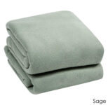 Luxury Home Micro Plush Warm Fleece Blanket – King – Sage