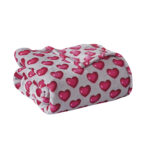 Noble House® Heart-Themed Plush Throw Blankets – Juliette
