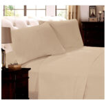 Cheer Collection 1800 Series Microfiber Sheet Set – Full – Sand