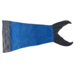 Mermaid or Shark Tail Micro-Mink Blanket – Blue/Gray Mermaid