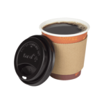 Karat 10oz Paper Hot Cups (90mm), Coffee Print – 1,000 pcs