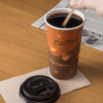 Karat 20oz Paper Hot Cups (90mm), Coffee Print – 600 pcs