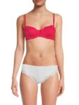 B. Tempt’d By Wacoal Women’s Lace Balconette Bra – Watermelon