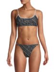 Women’s Logo-print Bralette – Black