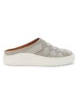 Women’s Killian Leather Woven Mules – Grey