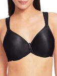 Women’s Bodysuede Full Figure Underwire Bra – Black