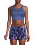 Women’s Q Speed Sports Bra Top – Navy