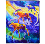 Donna Sharp Moose Mystique Throw Blanket