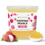 Tea Zone Lychee Popping Pearls – Jar (7 lbs)