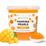 Tea Zone Mango Popping Pearls – Jar (7 lbs)