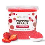 Tea Zone Strawberry Popping Pearls – Jar (7 lbs)