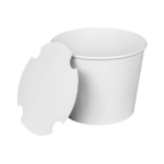 Karat 85oz Food Buckets with Paper Lids (189mm) – 180 sets