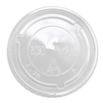 Karat 78mm PET Plastic Flat Lids – 1,000 pcs
