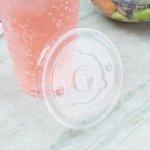 Karat 104.5mm PET Plastic Flat Lids – 600 pcs