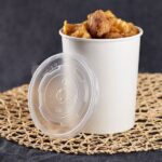 Karat 16oz PP Plastic Food Container Flat Lids (112mm) – 1,000 pcs