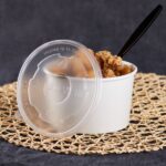 Karat 20oz PP Plastic Food Container Flat Lids (127mm) – 600 pcs