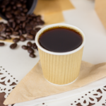 Karat 4oz Ripple Paper Hot Cups (62mm), Kraft – 1000 pcs