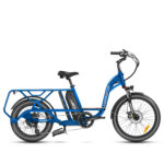 Addmotor Graoopro Electric Bike | Best Dual Battery Cargo Electric Bicycle | Adults 750W Rear Motor Ebikes | Neptune Blue + Dual-Battery