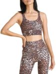 Women’s Malea Leopard Sports Bra – Brown Multi
