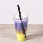 Karat 9” Boba Straws (10mm) Unwrapped, Black – 3,500 pcs