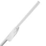 Karat 10.25” Giant Straws Paper Wrapped (8mm), Clear – 1,200 pcs