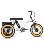 Addmotor Herotri M-365X Electric Trike for Adult – Fat Tire 3 Wheel Electric Ebike – White