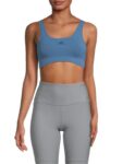 Women’s Scoopneck Sports Bra – Blue
