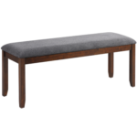 Upholstered Wood Entryway Bench