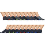Men’s Assorted Moisture-Wicking Low-Cut Socks (30-Pairs)