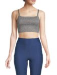 Women’s Heathered Cami Sports Bra – Slate Heather