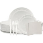 Kids’ Birthday Theme Disposable Dinnerware Set – Eco-Friendly Set