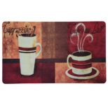 Anti-Fatigue Cushioned Kitchen Mat (2-Pack) – Cafe Moderno Dahlia