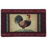 Anti-Fatigue Cushioned Kitchen Mat (2-Pack) – Vintage Rooster